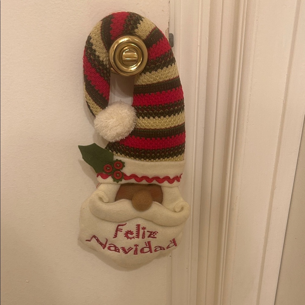Festive Santa Door Hanger